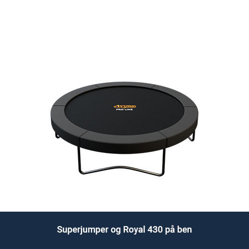 Superjumper_Royal_430_på_ben_trampolin